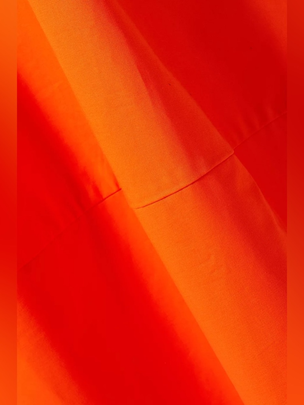 Bird & Knoll Orange Maxi Dress Sleeveless A-Line Minimalist Size L Flowy Chic - Picture 5 of 14